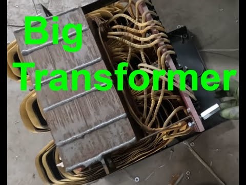 Big transformer and rebuilt demolition hammer