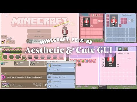 5 Aesthetic & Cute GUI MCPE/BE