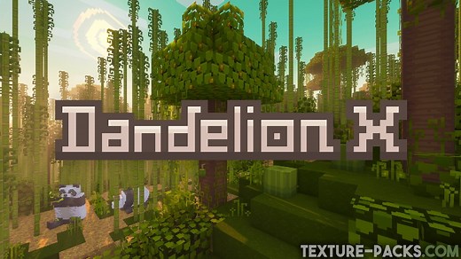 Dandelion Texture Pack 1.21.11 / 1.21.10 | Download
