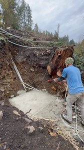 DIY Dry Pour Concrete Pump House Pad 🤝🛠💪 • Part 3 - the good, the bad and the ugly. • On today’s episode I show you the issues that I was challenged with during the experimental dry pour concrete pad. I know you’re all waiting to see the form boards get pulled.. so am I. But it’s been raining nonstop since this footage. 🌧️ ☔️ • It’s better to be a warrior in a garden than to be a gardener in a war. 🌱🥷 • #modern #rural #civilian #selfsufficient #off-grid #sustainableliving #rootcellar #swit