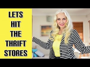Come Thrifting With Me -TRY ON THRIFT FASHION Over 50 #thriftfashion#thriftedfashion