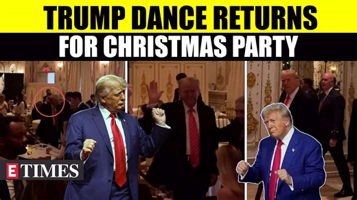 Trump Chimes In Christmas With Viral 'YMCA' Dance, Inside US President-Elect's Party At Mar-a-Lago