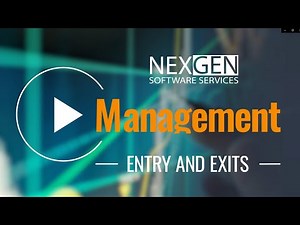 Nexgen Software Trade Entry and Exit Management