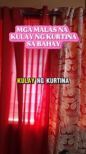 Mga malas na kulay ng kurtina sa bahay.. #emyat #reelsviralシfb #viralreelsシ #reelstrendingvideoシ | Emelita Capio