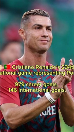 Cristiano Ronaldo's 234th international game representing Portugal.