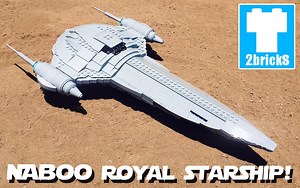 LEGO MOC-80759 Nubian Royal Starship Ultimate Playset! (Star Wars 2021)