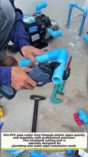 ‎PVC Pipe Cutter Tool – Fast and Clean Plumbing Pipe Cutting! 🔥
