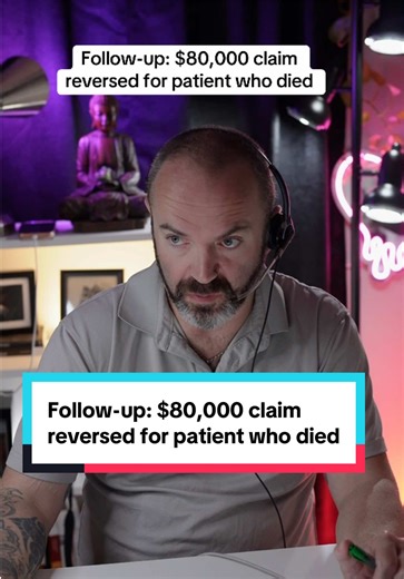 Follow-up: $80,000 claim reversed for patient who died #aaronthesocialworker #insurance #healthcare #advocate #cancer