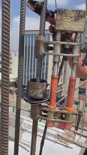 Using cad welding to connect Rebar