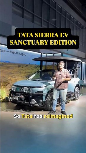 Tata Sierra EV Becomes A Safari SUV | Tata Sierra EV: Safari Concept Revealed