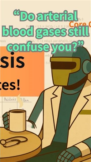 Blood Gas Analysis— 5-Minute Core Concepts (Hand-Drawn) | For Medical & Nursing Students