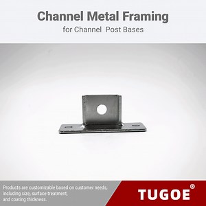 [Hot Item] 21mm Unistrut Channel Post Bases for Structural Support