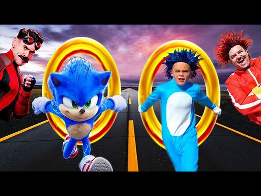 Kids Fun TV Sonic The Hedgehog Compilation Video! Sonic VS Dr. Robotnik & the Flash! - Videos For Kids
