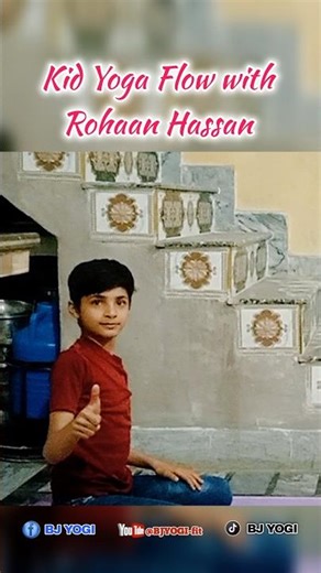 10 Year Old Kid Yoga Flow 🤯 | Kids Yoga Shorts