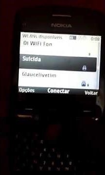 Como se conectar rede wifi Nokia c3