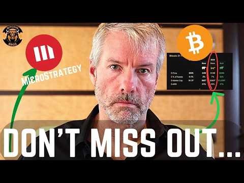 $MSTR HUGE Bitcoin BUY Incoming!? - Michael Saylor BTC News
