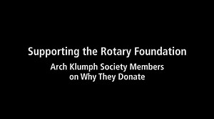 Supporting the Rotary Foundation