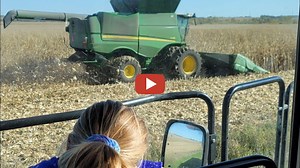 Millennial Farmer -- 15 inches of Rain has really slowed down harvest, but we're back at it! Little Isla sure is getting to know her way around the farm!