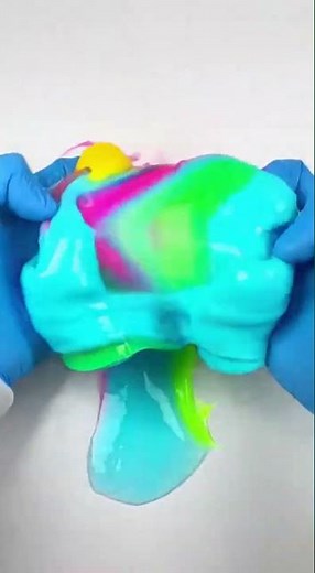 Insane Colorful Slime Mix!