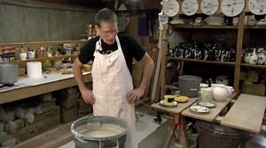 Sam Scott Shares How to Glaze the Inside and Outside of a Pot in One Fell Swoop! View this and all of CAN's full-length videos on CLAYflicks! http://clayflicks.org | Ceramic Arts Network