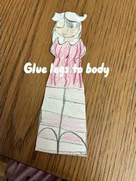 How to make a paper doll (using ginger from dandy’s world for base)