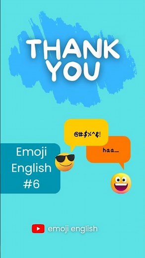 Thank You 🙏 | Emoji English #6