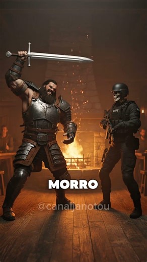 E se Tenente do BOPE acordasse na Idade Média? #curiosidades