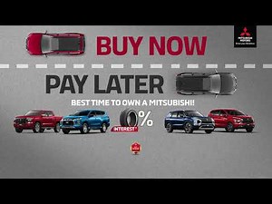 Buy a Mitsubishi Now and Pay After 3 months!