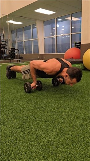 Push-Ups on Dumbbells (Better for Wrists + More Range)