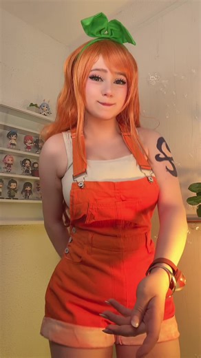 I was nervous #namicosplay #onepiece #namiswan #cosplay | nami