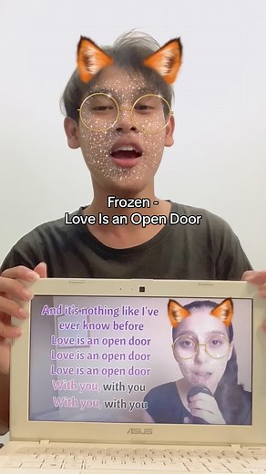 duet bareng mbak2 yutub part 2 ayam cukurukuk😭 love is an open door by frozen food #fyp #loveisanopendoor #cover #duet #karaoke #frozen #frozen2 #singingcover