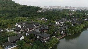 Drone Flight Over Shaoxing, One of China's Oldest Cities