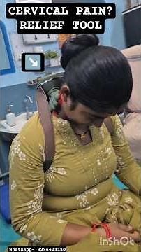 Neck Pain & Stiffness Relief | Heated Neck Massager #shorts