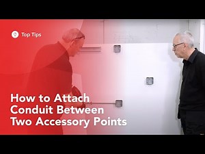 How to Attach Conduit Between Two Accessory Points