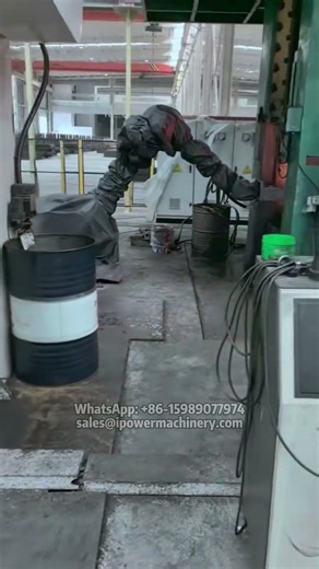 Hot Forged Parts Moved by Automatic Manipulator