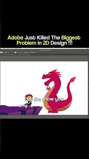 Adobe Just Killed the Biggest Problem in 2D Design 🤯 #shorts #adobe #animation #business #usa #uk