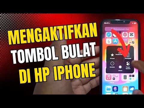 How to activate the round button on an iPhone