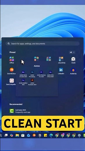 Master Windows 11 Start Menu Like a Pro! 🚀 #Shorts