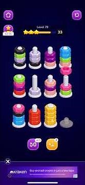 Nut Sort: Color Sorting Game | Level 79 | NO REVERTS #mobilegame #gaming #gameplay