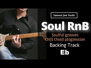 Soul RnB Groove Guitar Backing Track in Eb major