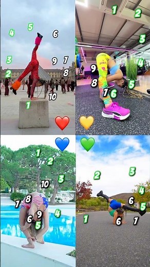LEVEL Up 1-4 CHALLENGE! Which Video Was Your Favorite? ❤️💚💙💛?