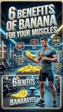 6 Ways Banana Supports Your Muscles Human Anatomy Explained #Banana #MuscleHealth #MuscleRecovery