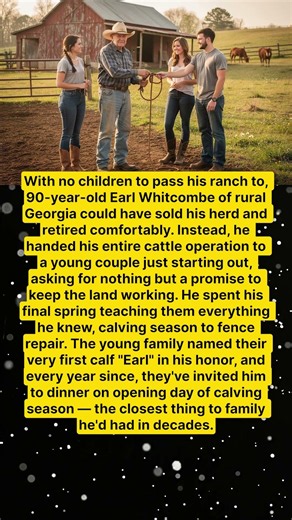 THE 90 YEAR OLD RANCHER WHO GAVE HIS LAST COWS TO A YOUNG FAMILY 🐄🤲