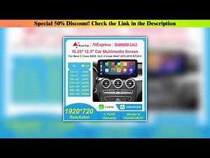 Editor’s Choice Linux Multimedia Screen Wireless CarPlay Android Auto for Mercedes-Benz W205 W176 G