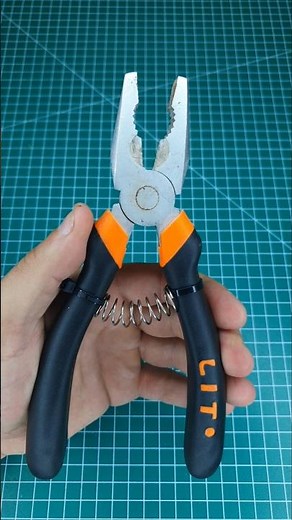 How to Make Spring-Loaded Pliers EASY! 🔧 DIY Life Hack #DIY #LifeHack #Tools #HowTo #Shorts