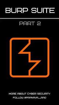 Burp Suite Part 2 #cybersecurity #burpsuite #Hacking #webapplicationsecurity