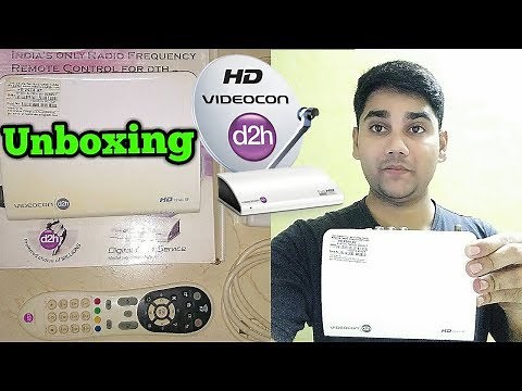 Videocon d2h HD set top box unboxing & Overview 2021