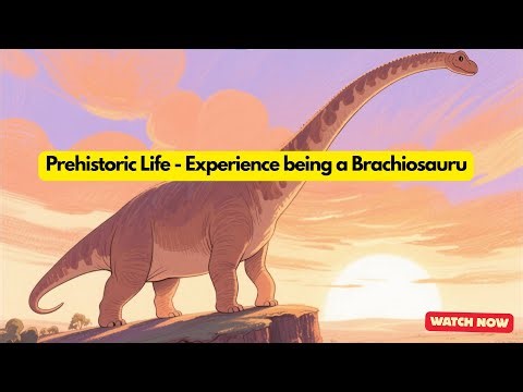 Prehistoric Life - Experience being a Brachiosauru #Prehistoric Life #dinosaur