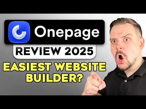 Onepage AI Review – 2025 | Forget WordPress: The Simplest Website Builder I’ve Ever Used