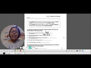 Grade 4 Unit 1 Week 2: Part 1- Subjects and Predicates